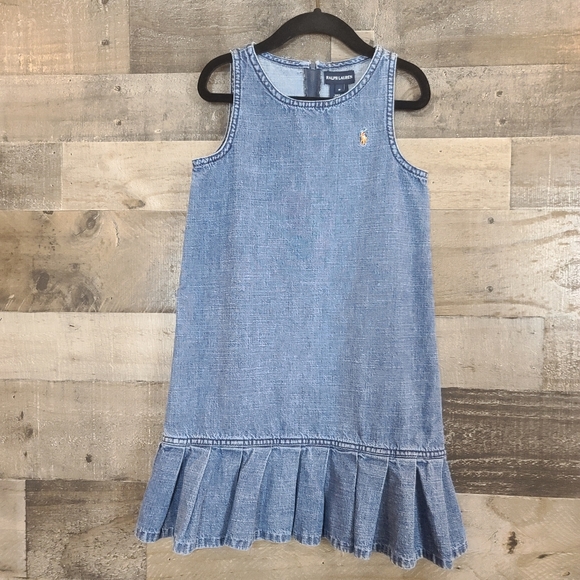 Ralph Lauren Other - Girls Ralph Lauren denim dress, Y6